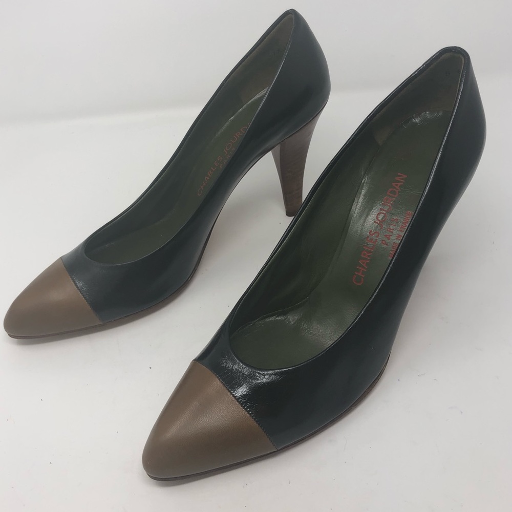 Charles Jourdan Vintage Leather Pumps Heels